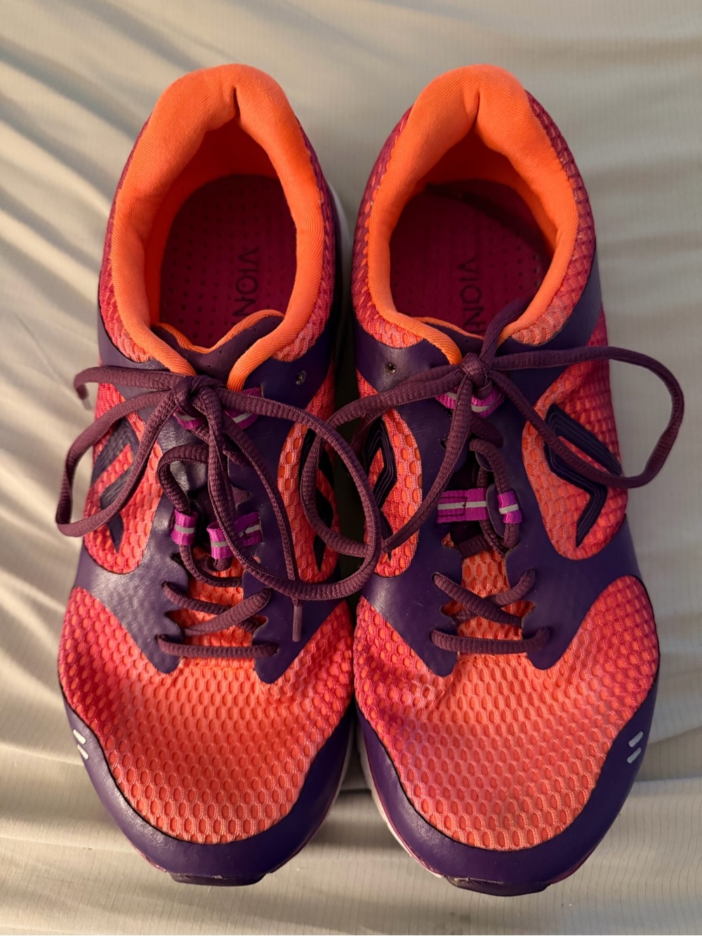 Vionic Women’s Performance Running Sneakers - Purple & Orange